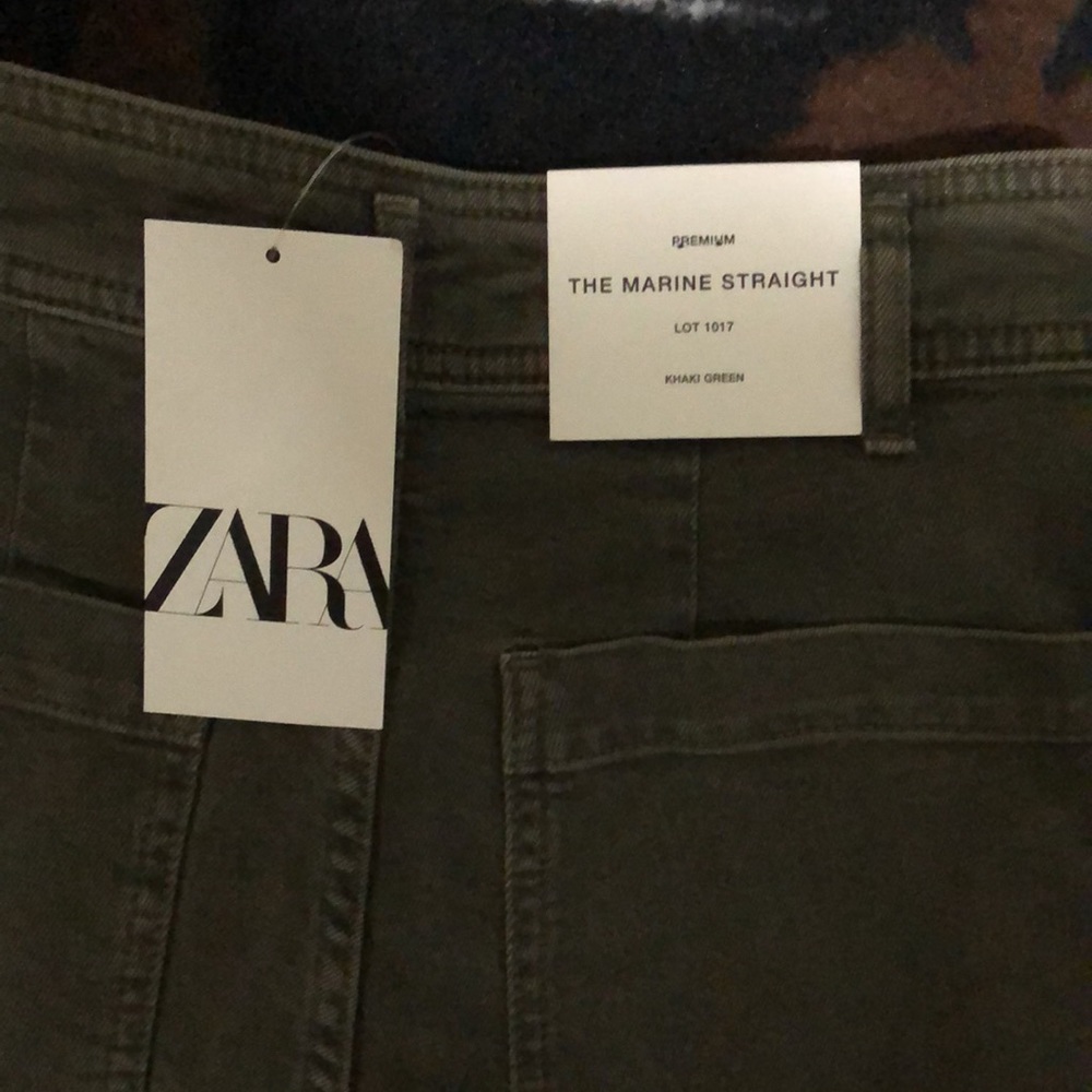 NWT Zara ZW the marine straight jeans - Picture 8 of 9